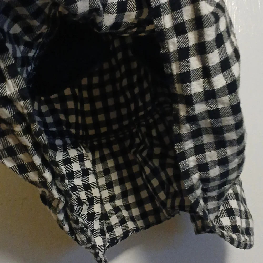 Cat & Jack Girls Black And White Checker Dress 3T